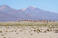 Rundhäuser der Aymara